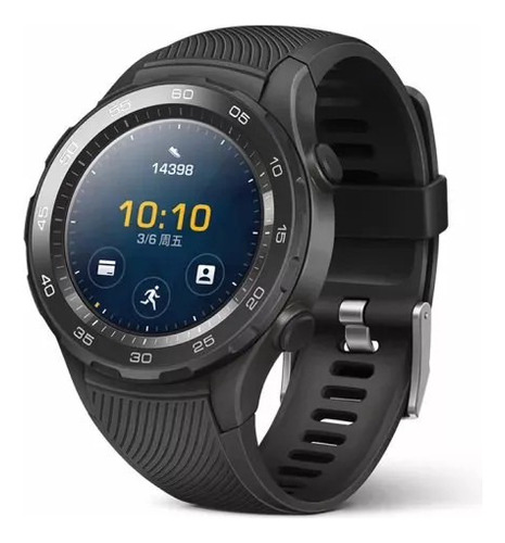 Huawei Watch 2 Leo-bx9 Correa Deportiva De Silicona Negro Color de la caja Blanco