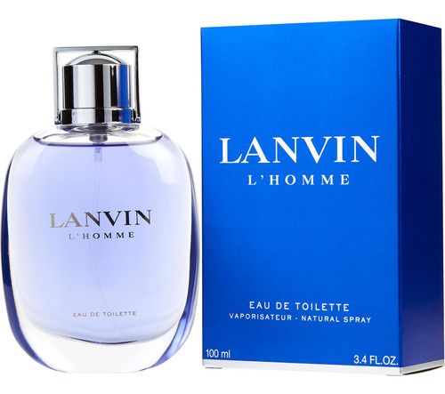 Perfume Lanvin L'homme Edt En Aerosol Para Hombre, 100 Ml