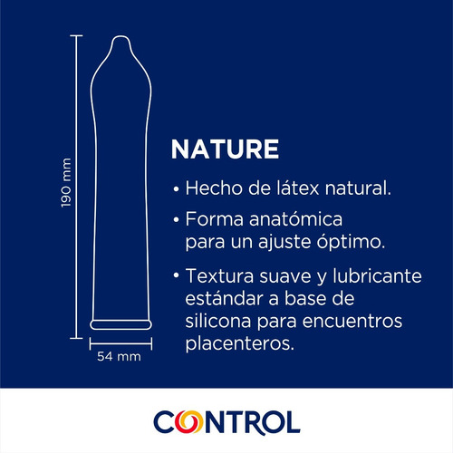 Imagen 3 de 7 de Preservativos Control Nature X 12 Uds
