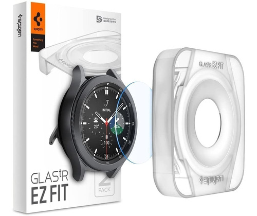 2 Películas Spigen Ez Fit Para Galaxy Watch 4 46mm Classic