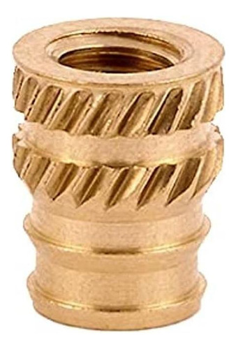 Inserto Roscado E-z Lok En Latón Para Plásticos Doble Pala