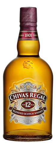 Paquete De 3 Whisky Chivas Regal Blend 12 Años 750 Ml
