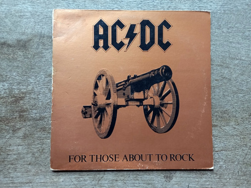 Disco Lp Ac/dc - For Those About To Rock We (1981) Usa R10