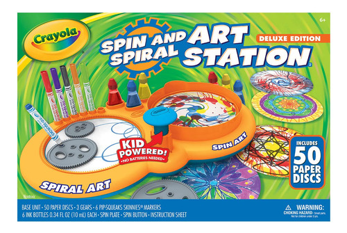 Crayola Estacin De Arte Giratoria Y Espiral De Lujo, Manuali