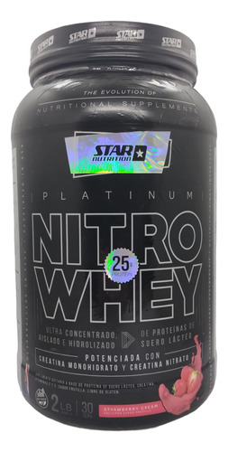 Nitro Whey X1 Kg - Star Nutrition- Proteína Concentrada+bcaa
