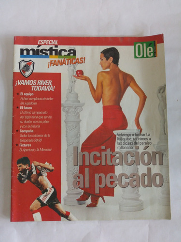 Revista Ole Mistica Especial River Plate Diosas Millonario