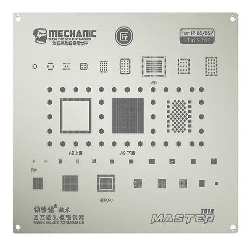 Stencil Mechanic Reballing Itins Master Ibga iPhone 6s 6sp