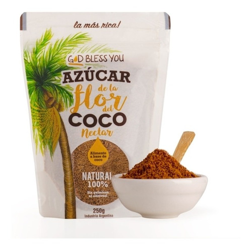 Azucar De Coco God Bless You Doypack X250gr