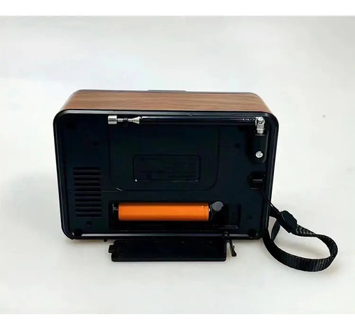Radio Solar Vintage Am Fm Sw Bluetooth Usb Sd 3 Bandas Color