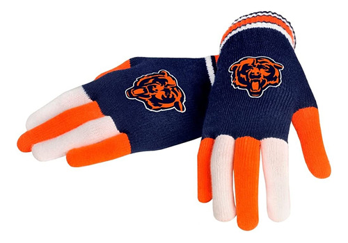 Nfl Chicago Bears Multi Color Team Glove, Color De Equipo, Ú
