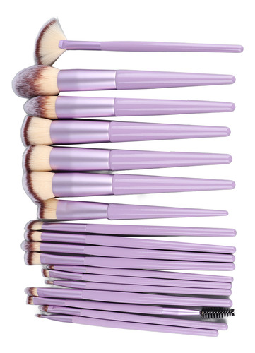 18pcs Makeup Brush Set Artificial Fiber Fashionable Soft Syn