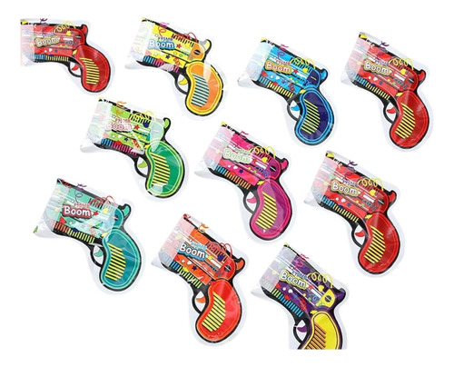 10 Piezas De Pistola De Confeti Para Fiesta Color Surtido