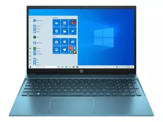 Notebook HP Pavilion 15-eh0009la verde azulado 15.6", AMD Ryzen 7 4700U 8GB de RAM 512GB SSD, AMD Radeon RX Vega 7 1920x1080px Windows 10 Home