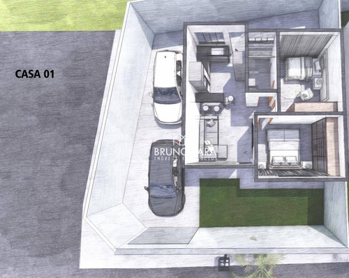 Imagem 11 de 24 de Casa Com 2 Dormitórios À Venda, 55 M² Por R$ 180.000 - Jardim Vila Rica - Igarapé/mg - Ca1087