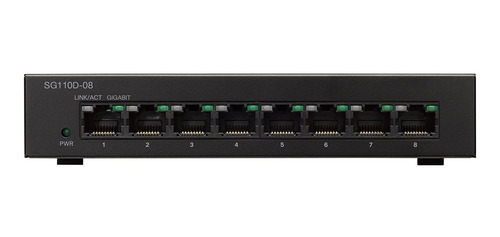 Switch Cisco Sg110 8 Puertos Gigabit Ideal Pyme Empresas