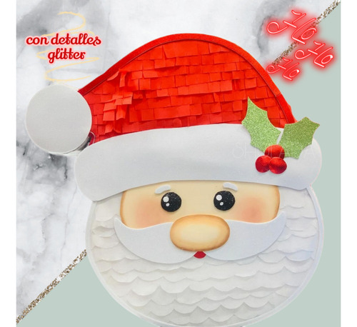 Santa Claus Piñata Navidad Decoración Posadas Dear Santa