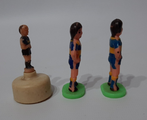 Imagen 4 de 4 de Jugador Boca Junior Plástico Lote X 3 Ro 284