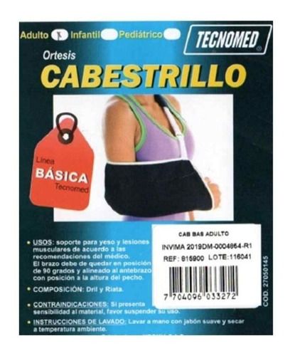 Cabestrillo Inmovilizador De Brazo Y Antebrazo