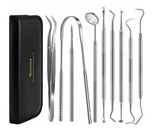 Kit Dental Odontológico Limpieza Higiene Oral Dentista 9 Pza