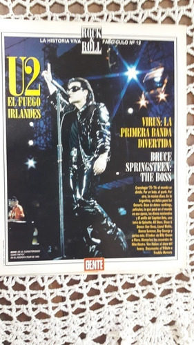 Rock & Roll La Historia Viva U2 Bono N° 12 Revista Gente