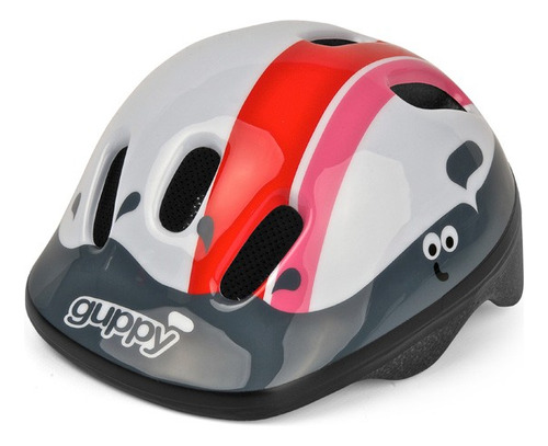 Casco Bicicleta Niño Niña Polisport Guppy Xxs 44-48cm Color Rojo Rosa