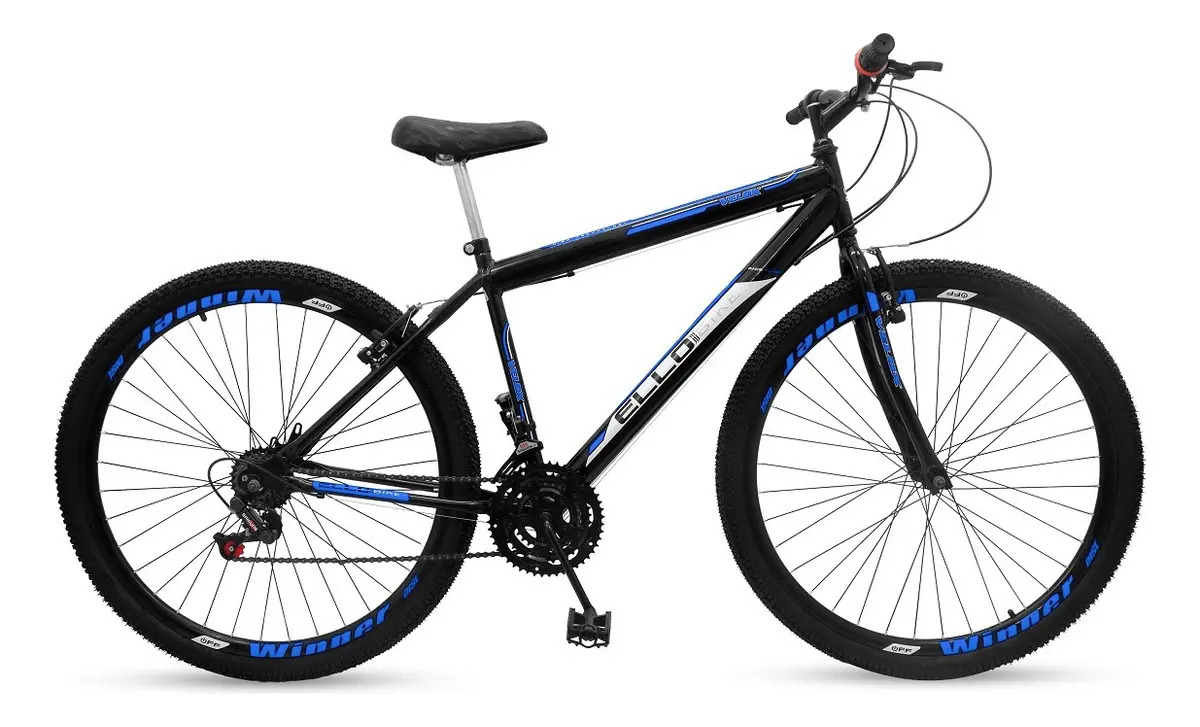 Bicicleta mountain bike Ello Bike Mountain Bike R26 - preto/azul