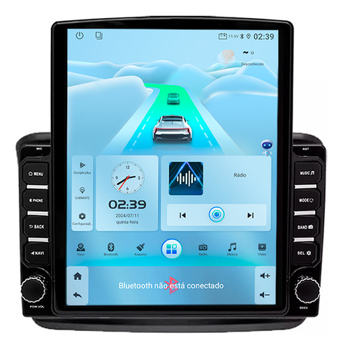Multimidia Tesla Pajero Dakar 07/16 9,7p Android 64gb Adak