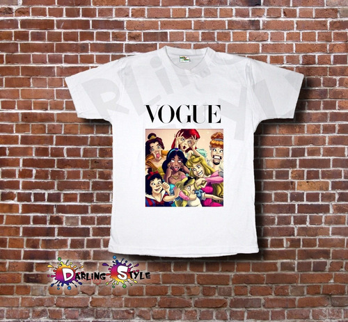 Remeras De Princesas Vogue!!! Divinas