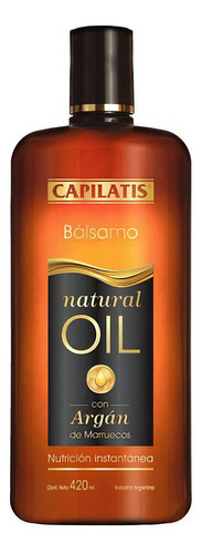 Bálsamo Capilatis Natural Oil Con Argán X 420 Ml