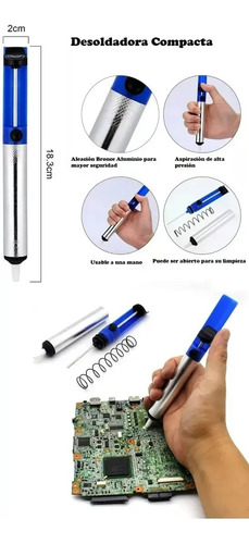 Kit Soldador Eléctrico Estaño Temperatura Ajustable 60w Mli