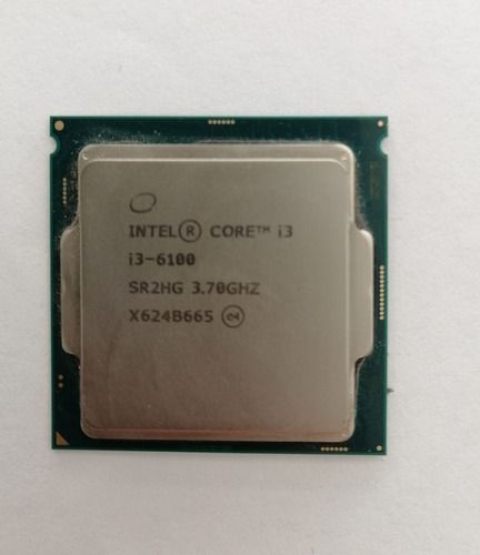 Procesador  Intel Core I3-6100  3.7ghz De Frecuencia 