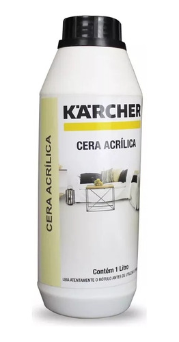Cera Acrílica Detergente Karcher 1l Brilho E Proteção Piso