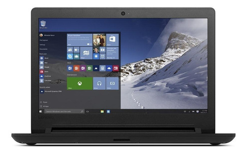 Notebook Lenovo IdeaPad 110-14IBR  negra 14", Intel Celeron N3060  4GB de RAM 500GB HDD, Intel HD Graphics 400 1366x768px Windows 10 Home