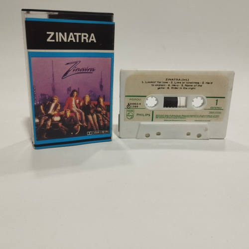 Zinatra  Zinatra Cassette Uruguay 1989 Rock Philips 