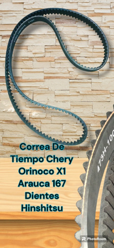 Correa De Tiempo Chery Orinoco/x1/arauca 167 Dient Hinshitsu