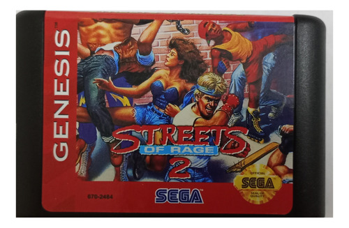 Streets Of Rage 2 Para Sega Genesis Megadrive. Repro 