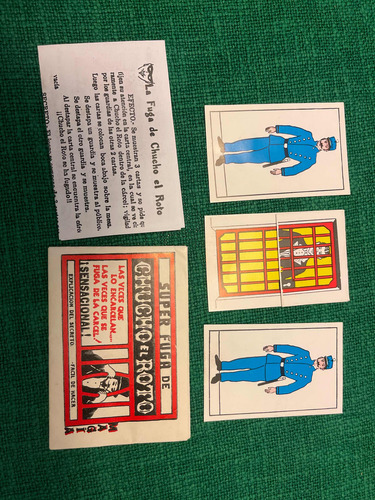 Cartas Truco De Magia Antiguo La Fuga De Chucho El Roto (Usado)