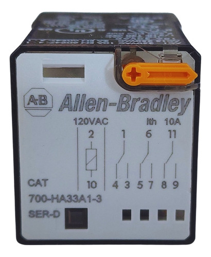 Allen-bradley 700-ha33a1-3 Relé De Uso General 10 Amp 50/60h