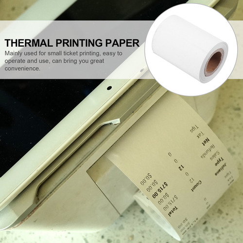 Rollos De Papel Térmico De 10 Piezas Para Impresoras, Impres