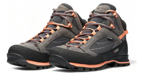 Botin Outdoor Mujer Lippi Terray Mid Gris Cuotas sin inter s