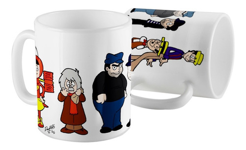  Taza  Ceramica Chespirito Chavo Del 8 Chapulin Colorado