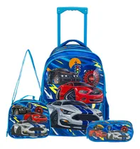 Comprar Mochila Carrito + Lunchera + Cartuchera Escolar Reforzado
