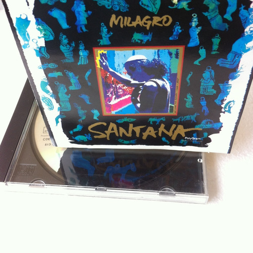 Carlos Santana - Milagro, Cd Jewel Case Primera Edición 1992