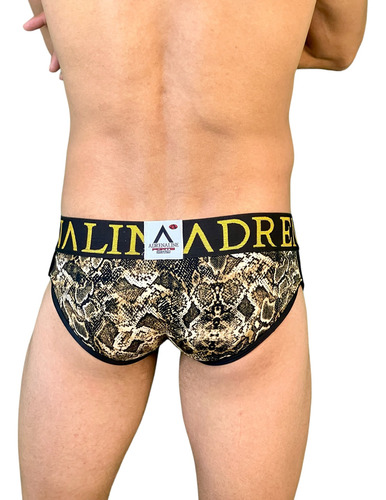 Trusa Hombre Adrenaline Exótico Corte Retro Vivora