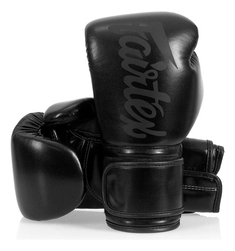 Guantes Para Entrenamiento Fairtex, 16 Onzas, Negros, Lisos