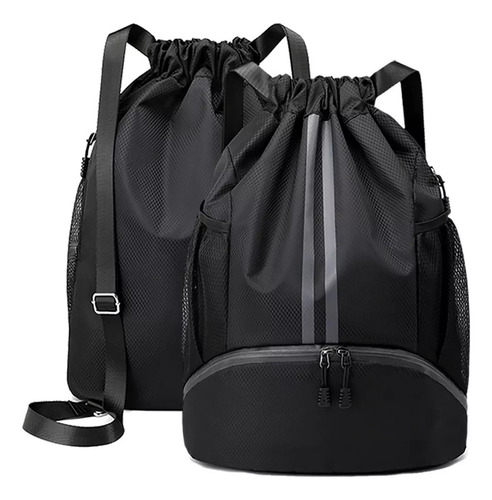 Mochila Deportiva Con Cordón, Bolsas De Cuerdas Mujer Hombre