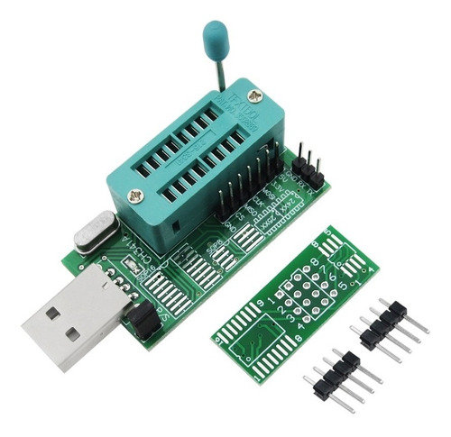 Imagen 4 de 9 de Programador Ch341a Ch341 Usb 24/25 Serie Eeprom Flash Bios