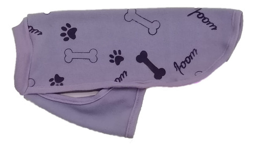 Ropa Chaleco Perro Polar Con Estampado Talle 10 =70 Cm Torso