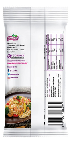 Nuez De La India Salada 40g Granut Mix (12 Piezas)