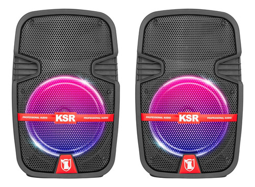 De 2 Bafles Kaiser Pak-7908 8 C/ Tecnología Ksr-link